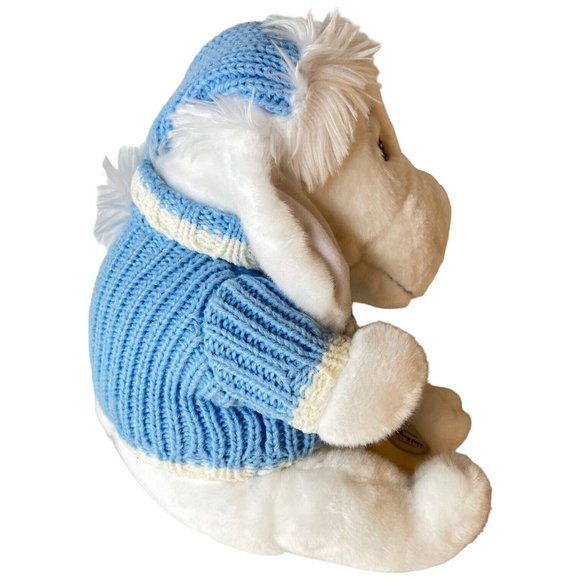 Winnie The Pooh And Eeyore Plush Snowflake Pals Disney Store Exclusive White - Picture 10 of 16